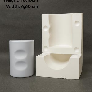 Mug Mold, Slip Casting Mold Ceramics And Porcelain,Craft Kit,Plaster Mold, Ceramic Casting, Handmade Mold, Ceramic Slip Casting,Plaster Mold