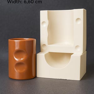 Mug Mold, Slip Casting Mold Ceramics And Porcelain,Craft Kit,Plaster Mold, Ceramic Casting, Handmade Mold, Ceramic Slip Casting,Plaster Mold