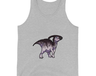 Cute Parasaurolophus Dinosaur Unisex Tank Top