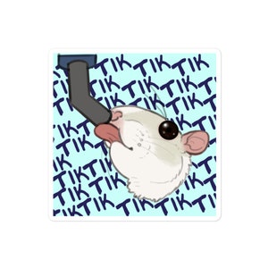 Silly Rat Bubble-free stickers