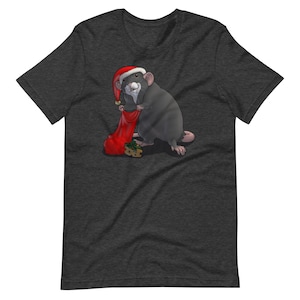 Santa Rat Unisex t-shirt