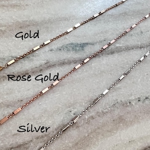 Gold Chain Necklace Gold Necklace  Minimal Necklace Dainty Gold Necklace For Women Gift For Her Gold Choker Neckace Rose Gold Necklace