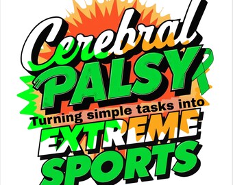T-shirt en hoodie voor jongeren | Grappig shirt voor extreme sporten | CP-bewustzijn | Comfortkleuren