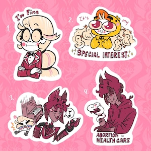 Hazbin Hotel stickers