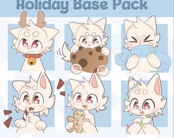 Furry Base Pack Holiday/Winter/Christmas - Instant Download