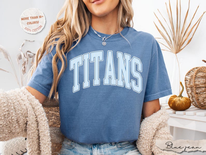 Comfort Colors® Custom Mascot Shirt, School Spirit Tee, Custom Game Day Shirt, Back To School Gift, School Logo Tee Gift, Team Mascot Shirt image 8