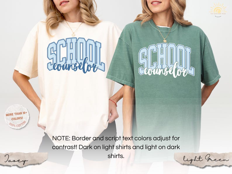 Camiseta Comfort Colors® para consejeros escolares, camiseta para consejeros, regalo para consejeros escolares, camiseta para personal escolar sobre salud mental, regalo de camiseta para la vuelta al cole imagen 10