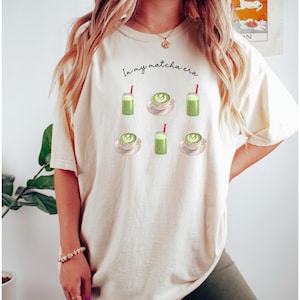 Comfort Colors® In My Matcha Era T-shirt, Matcha Club Lover Tee, Gift For Her, Matcha Shirt, Matcha Latte Shirt, Matcha Lover Gift