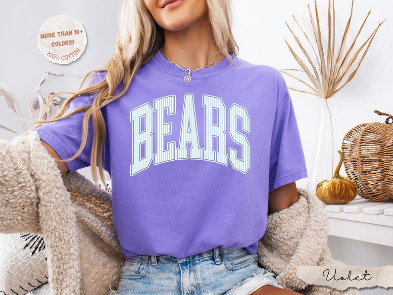 Comfort Colors® Custom Mascot Shirt, School Spirit Tee, Custom Game Day Shirt, Back To School Gift, School Logo Tee Gift, Team Mascot Shirt image 6