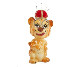 Lion Sewing Caddy - Pin Cusion