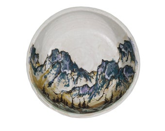Matt Glazed Pottery Bowl - Stoneware