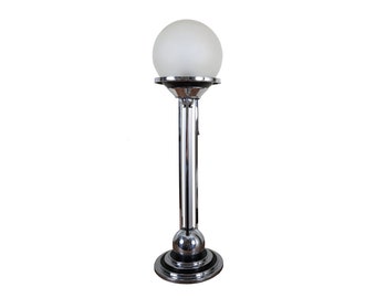 Vintage Art Deco Chrome Table Lamp