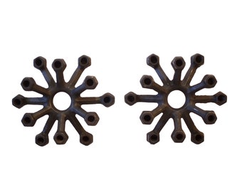 Danish Modern Style Candle Holder - Star Cluster - Set of Two