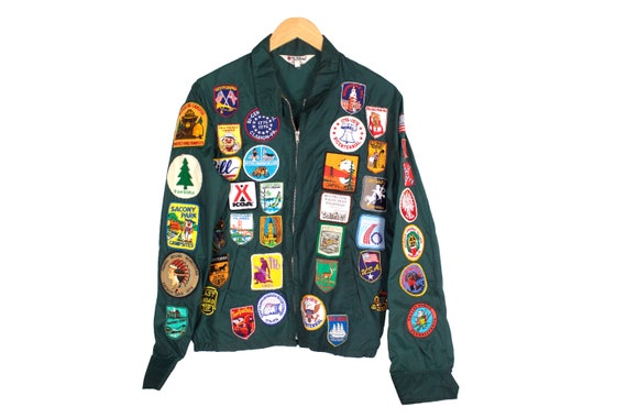 Vintage 1970's Jacket with Patches