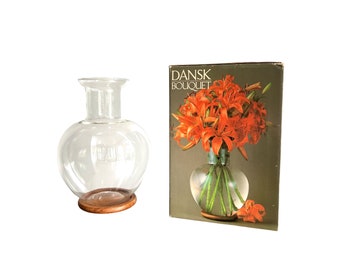 Dansk Bouquet Flower Vase with Original Box