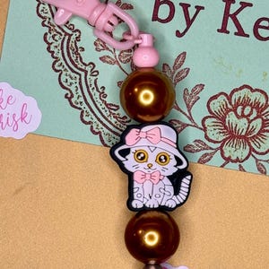 Fancy Cat Beaded Pen