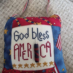 GOD Bless America Decorative Pillow