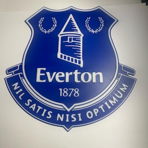 Großes Everton FC Abzeichen 3D Wanddeko