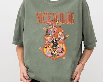 Vintage 90-tals Nick Wilde png, Zootropolis 2 png, Disney-familjeresa png, Disneyland-semesterpresent, Retro Zootropolis Sly Fox