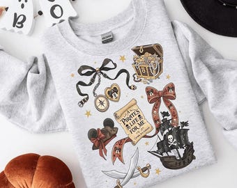 Mickey Mouse Pirates Of The Caribbean Coquette Bow PNG, A Pirate's Life For Me PNG, Jack Sparrow Gift, Disneyland Family Cruise Trip