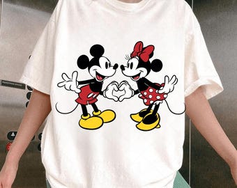 Vintage Mickey Minnie PNG, Mickey and Friends PNG, Retro Disney Trip Shirt, Mickey Minnie Couple PNG, Disney Trip