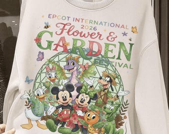 Festival de Flores y Jardines de Epcot International 2026 (PNG), Mickey y sus amigos (Figment, pájaro naranja) (PNG), Viaje familiar a WDW