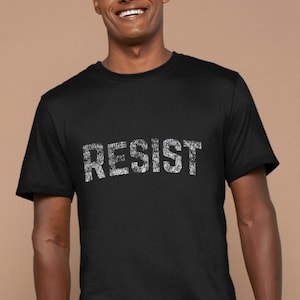Camiseta de hombre Resist Comfort Colors, movimiento político, toma de control de DC, ropa informal para activistas de No Kings, camiseta de protesta para mujeres, huelga de Free Ameria