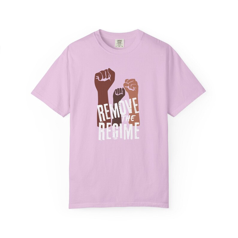 Remove the Regime Shirt | Protest Graphic Tee | Anti Trump Anti Fascist No Kings T-Shirt | Anti Oppression Fist Shirt | Freedom Movement Tee image 14