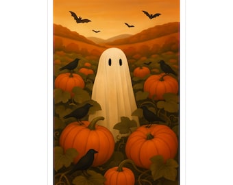 Adesivo in vinile fantasma di Halloween: adesivo decorativo autunnale spettrale