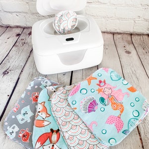 Reusable Cloth Baby Wipes, Cotton Wipes, Washable Wipes, Family Cloth, Baby Wipes, Zero Waste Wipes, Cloth Wipes, Reusable Wipes