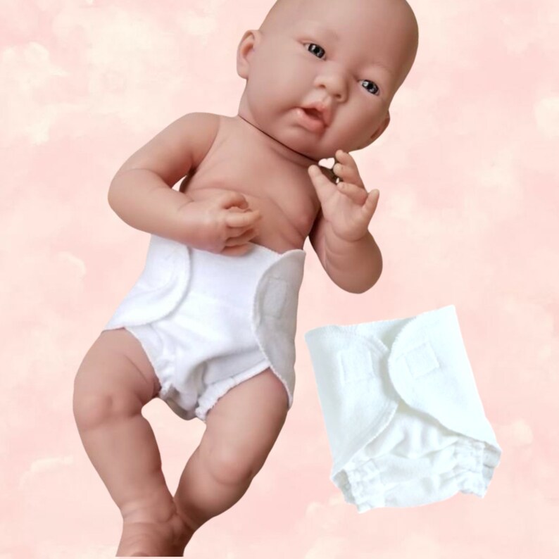 Doll Diapers Pretend Play Baby Preemie Cloth Toy Fitted Etsy