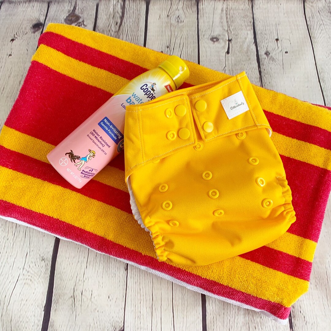 One Size Swim Diaper Reusable Swim Diaper Washable Swim Etsy