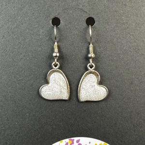 Resin Heart earrings