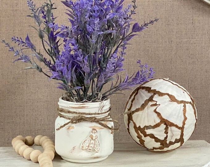 Mason Jar Arrangement, Farmhouse Decor, Mason Jar Decor, Rustic ...