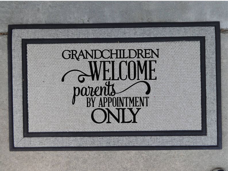 Personalized Doormat Grandparents Doormat Wedding Gift Etsy