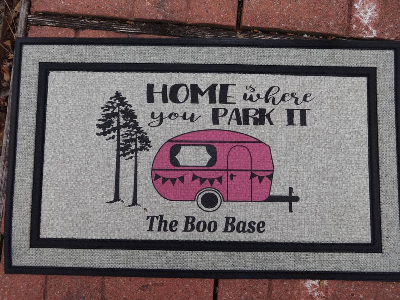Camper Door Mat Personalized Doormat Custom Doormat - Etsy