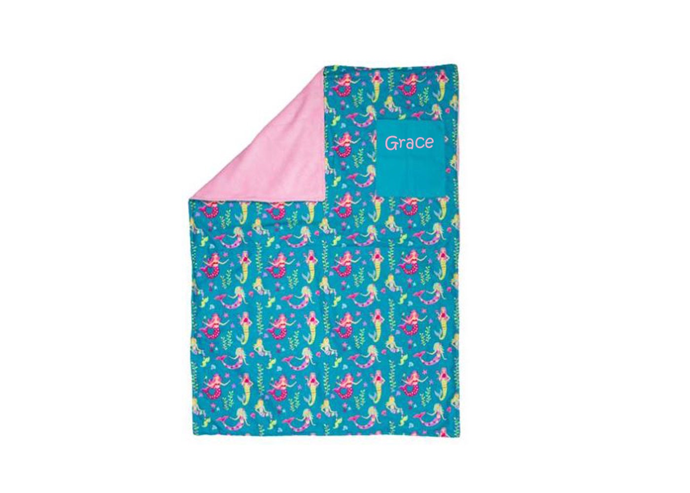 Personalized Toddler Blanket MERMAID Blanket Pre School Etsy UK