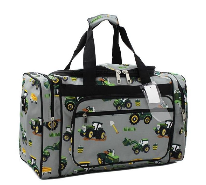 Personalized 20 Duffel Bagtractor Duffel Bag Boys Etsy