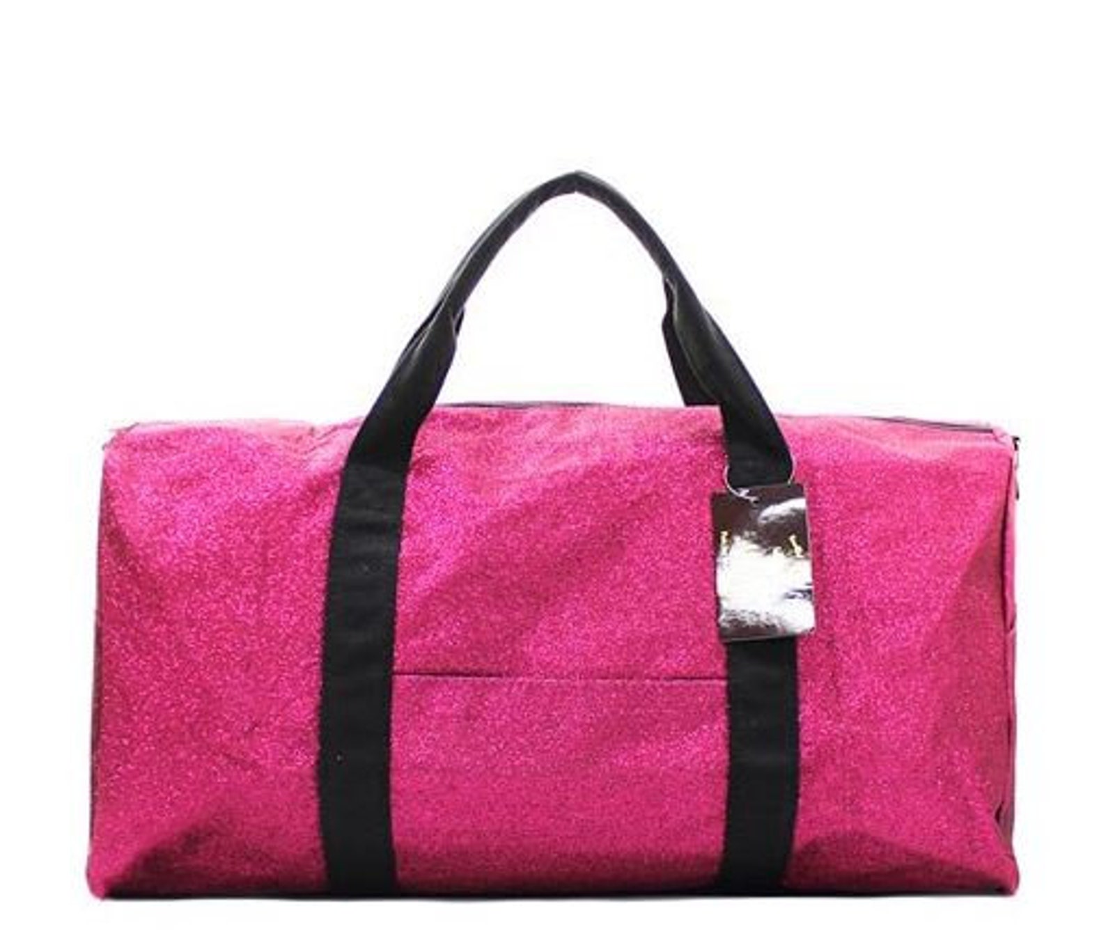 Personalized 21 Duffel Bag Glitter Duffel Bag HOT PINK Etsy