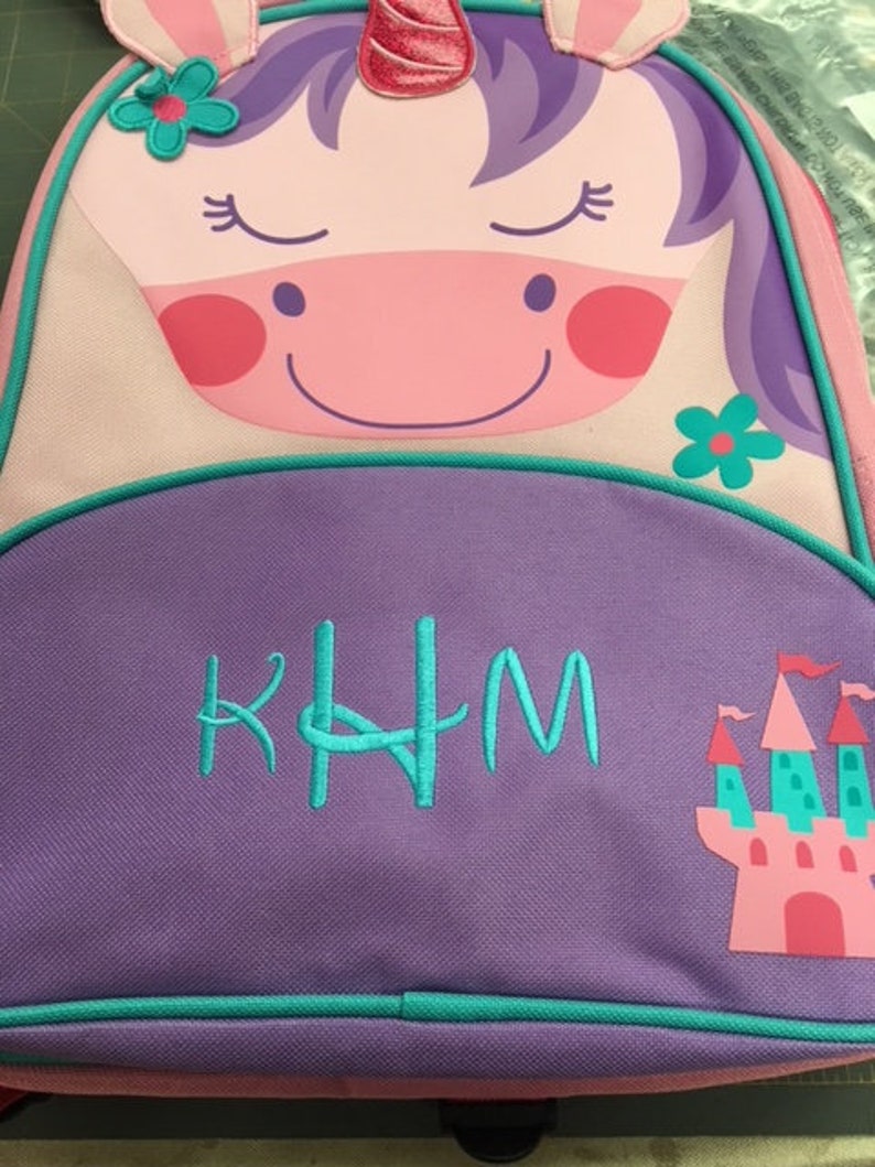 Personalized Stephen Joseph Sidekicks Backpackunicorn TODDLER Etsy