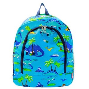 Personalized Boys Backpack BOYS BOOKBAG DINOSAUR Backpack image 3