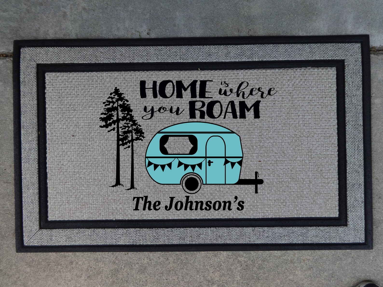 Camper Door Mat Personalized Doormat Custom Doormat Etsy