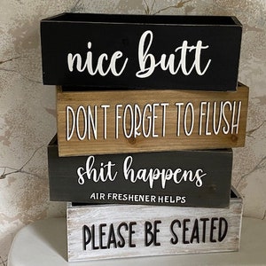 Toilet Paper Box-Toilet Paper Storage-Rustic Wood Box-Back Of Toilet Tray-Funnt Bathroom Decor-Toilet Tank Box-Bathroom Decor Box