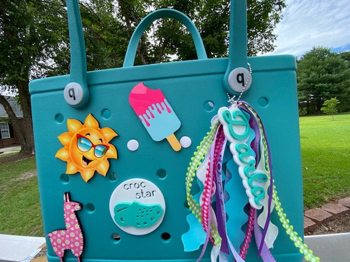 Bag Charm. Bag Tagbogg Bag Charms Beach Bag Charms Bogg Bag Etsy