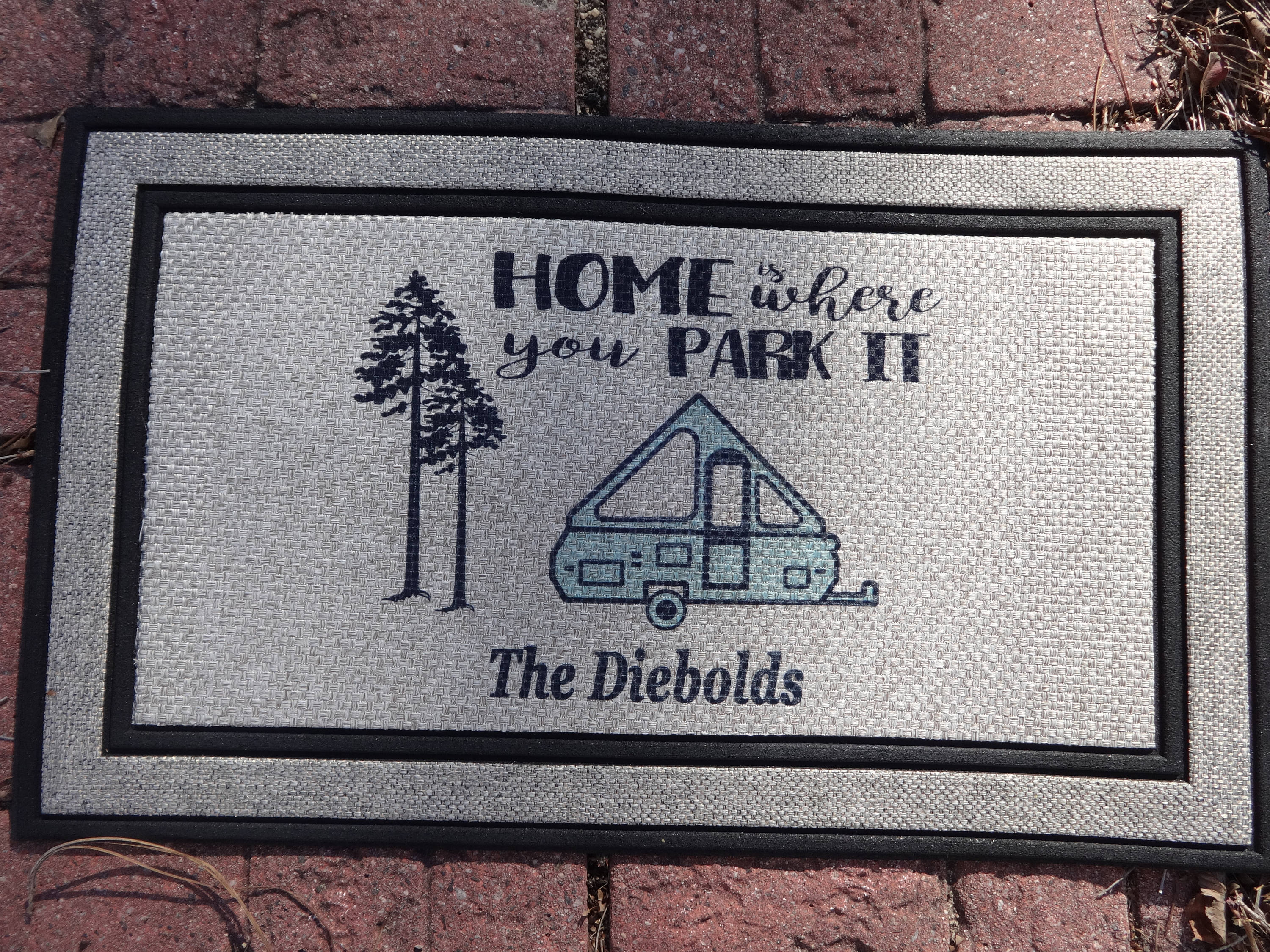 Camper Door Mat Personalized Doormat Custom Doormat Etsy