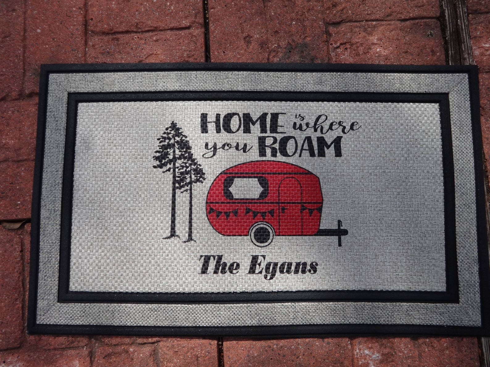 Camper Door Mat Personalized Doormat Custom Doormat Etsy