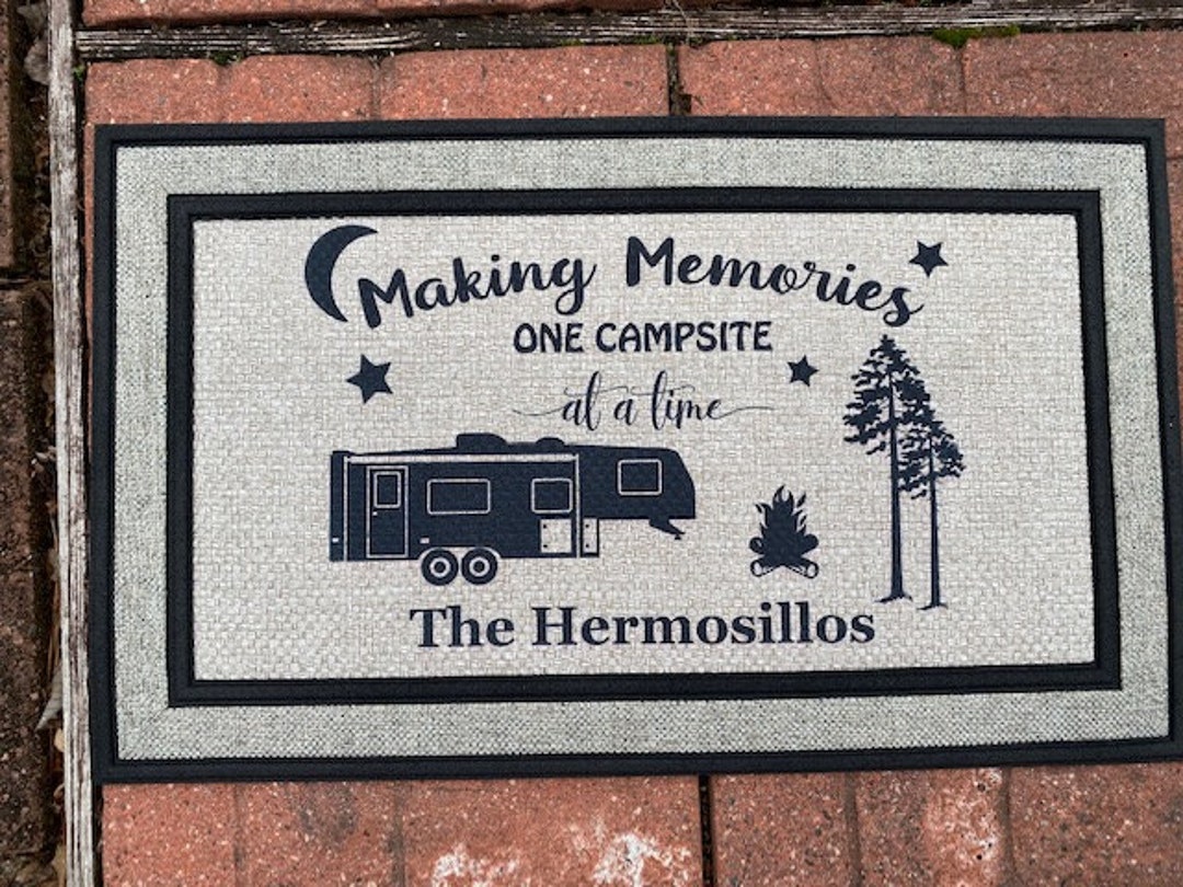 Camper Door Mat, 5th Wheel Camper Doormat, Personalized Doormat, Custom
