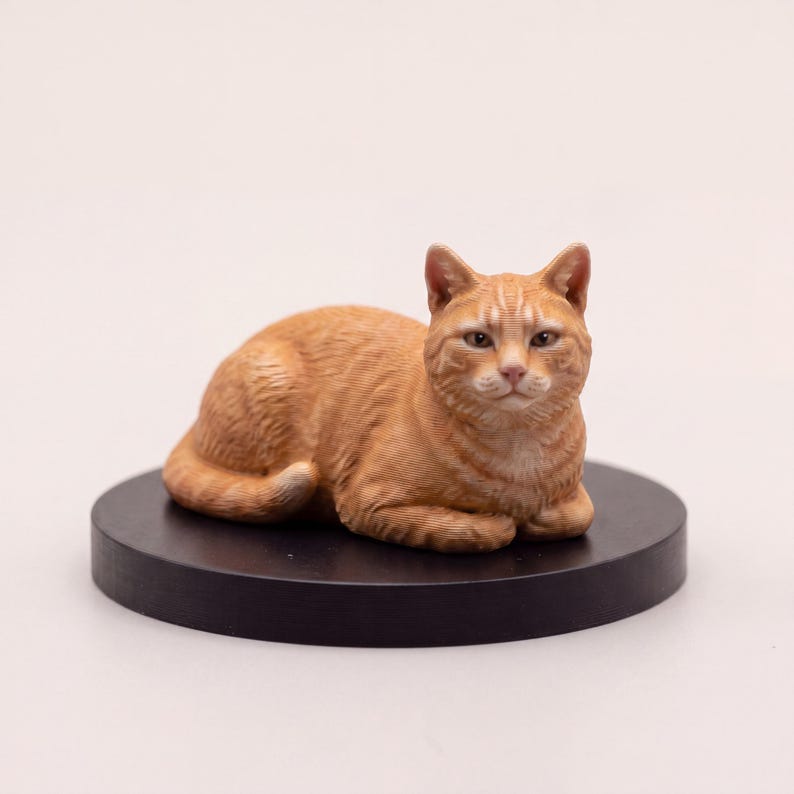 Custom Pet Miniature Figurine | Hand-Finished Dog Cat Memorial Keepsake Bild 5