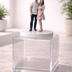 Figura en miniatura personalizada a partir de una foto, recuerdo familiar personalizado (tamaños disponibles: 45 mm o 60 mm) imagen 6