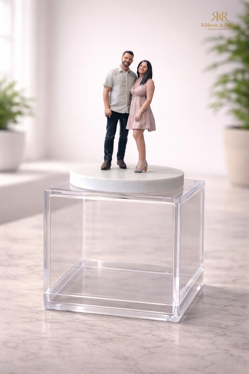 Figura en miniatura personalizada a partir de una foto, recuerdo familiar personalizado (tamaños disponibles: 45 mm o 60 mm) imagen 6